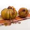 Glitzhome&#xAE; Multi Striped Glass Short Pumpkin Set